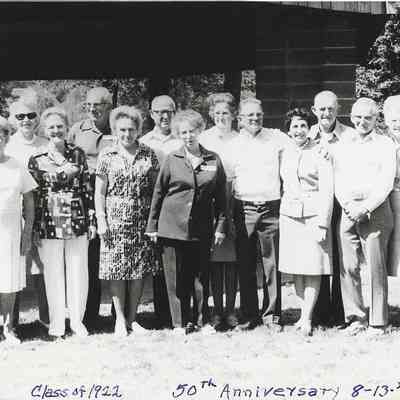 Springfield High Class of 1922, 50th Reunion, 1972
