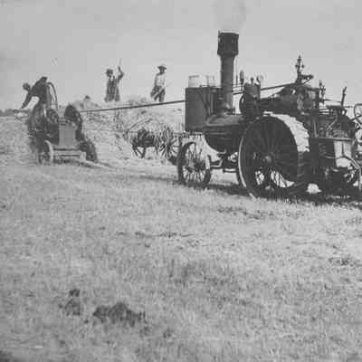 Photograph of McPherson Threshing Crew