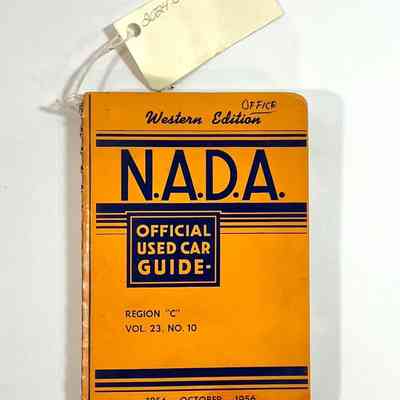 Used Car Guides, National Automobile Dealers (NADA), 1950-1957