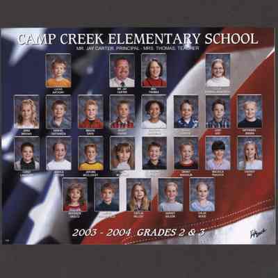 Camp Creek Elementary Class Photo, 2003