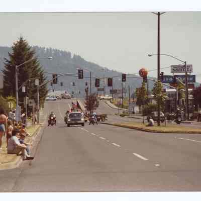 Photograph of a Summer parade, Springfield, circa 1979