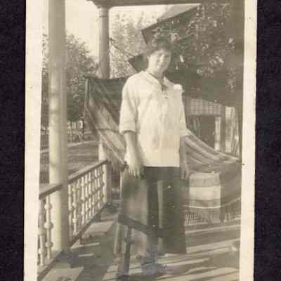 Photograph of a woman, circa 1910