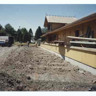 Photograph of the Springfield Depot Restoration, 1991