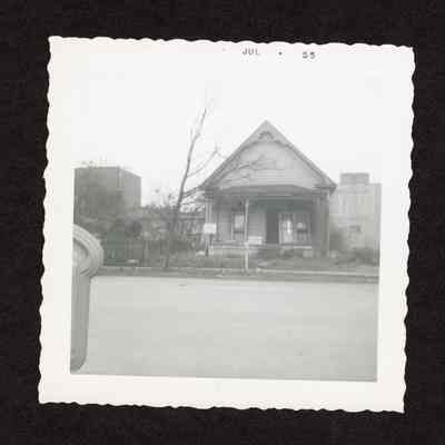 Photograph of home on North A St, Springfield, Oregon, 1955