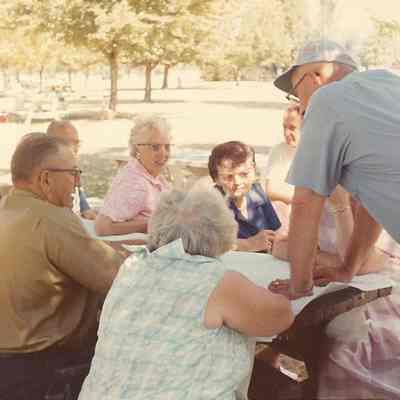 Photograph of Springfield High School Reunion, Willamalane Park, Springfield, Oregon, 1973