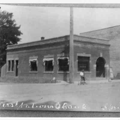 Photograph of the First National Bank, Springfield, undated