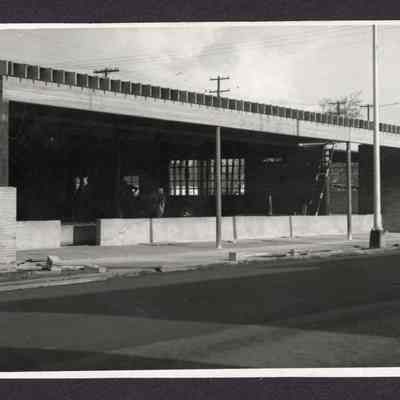 Photo of Future Home of your New Post Office. at the corner of 8th & A St. Springfield, Oregon. Date unknown