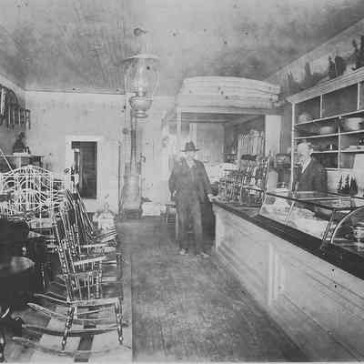 Photograph of J T Kintzley's Mercantile Store, Springfield, Oregon, Circa 1902