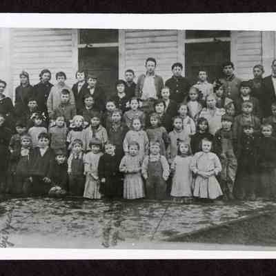 Photograph of unknown class at an unknown school
