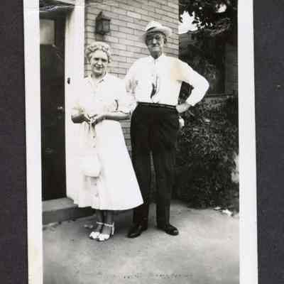Photograph of Edna Myers and partner, circa 1940