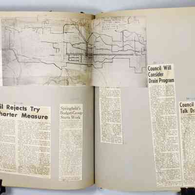 Pages 80-81 unfolded newspaper clipping