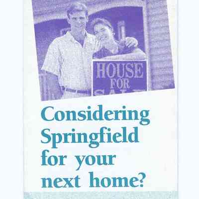 Informational brochure about Springfield, circa 2000