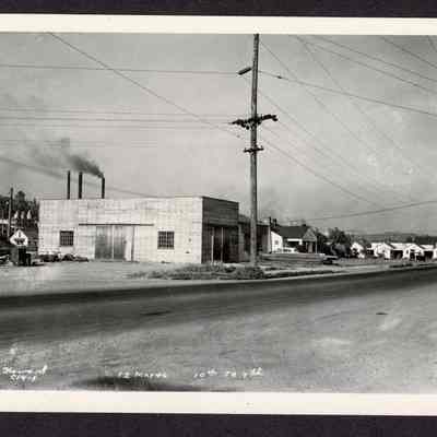 Photograph of Main Street, Springfield, Oregon 10th to 9th Street . May 12, 1946.