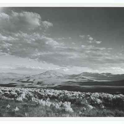 Photograph of Steens Mountains and Desert, Oregon, circa 1970