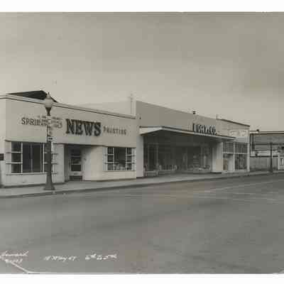 Photograph of Main Street, 6th to 5th, Springfield, May 18th 1947