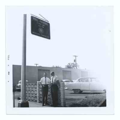 Photograph of a new Municipal Parking Lot, Springfield, 1962