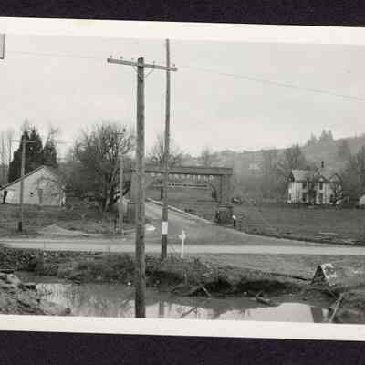 Photograph of Springfield arch after flood, circa 1927