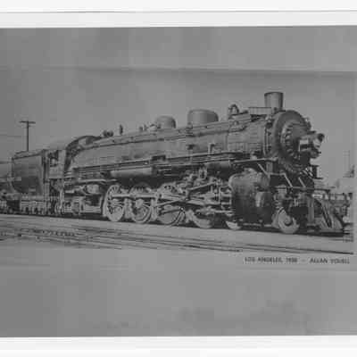 Photograph of Southern Pacific locomotive number 4352, Los Angeles, California, 1938