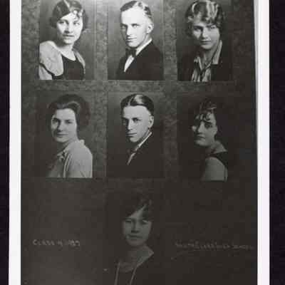 Photograph of Class of 1927 from Santa Clara High School, 1927