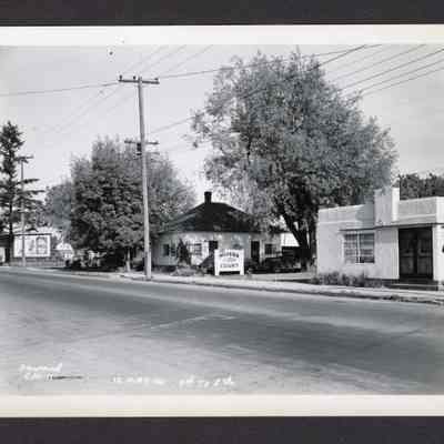 Photograph of Main St. 9th to 8th St. May 12, 1946. Springfield, Oregon.