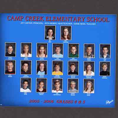 Photograph, Camp Creek Elementary, Grades 4 and 5, 2005-2006.