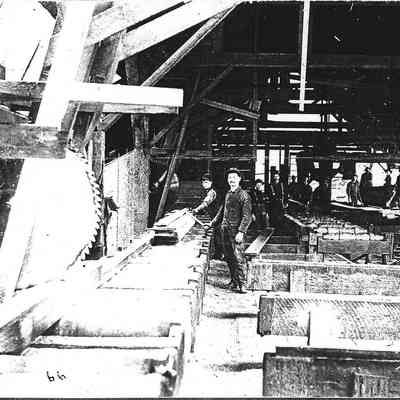 Mill at Saginaw, interior