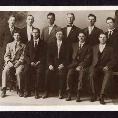 Photograph of Springfield First Baptist Church Sunday School Class, undated