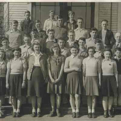 Photograph of Thurston High School student body, 1942-43