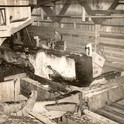 Photograph of Lumber Mill Head Rig, undated