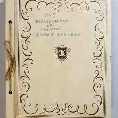 1963 Scrapbook on President Kennedy Assassination
