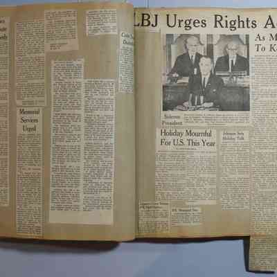 Page 33 newspaper clipping unfolded
