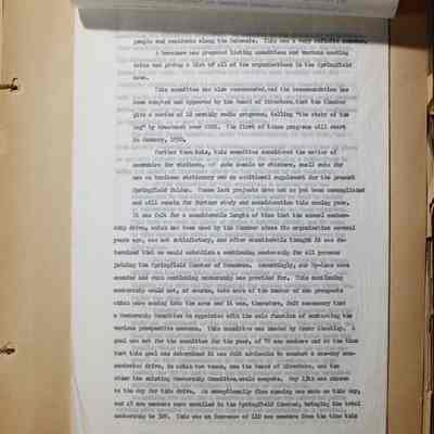 Page 43 President's Report for 1950 (page 3)