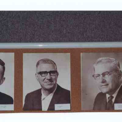 Photograph of Springfield Chamber of Commerce presidents, Springfield, circa 1950