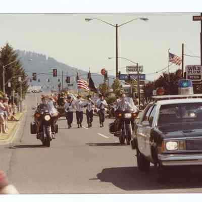 Photograph of a Summer parade, Springfield, circa 1979