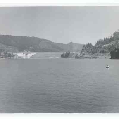 Photograph of Dexter Reservoir along Oregon Highway 58, Oregon, circa 1969