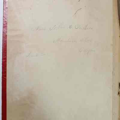 Inside of front cover