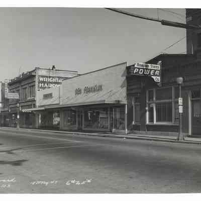 Photograph of Main Street, 6th to 5th, Springfield, May 18th 1947
