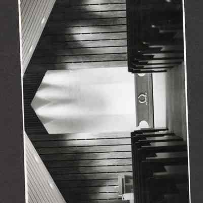 Photograph of interior, Buells Funeral Home Remodeling 1960-1961