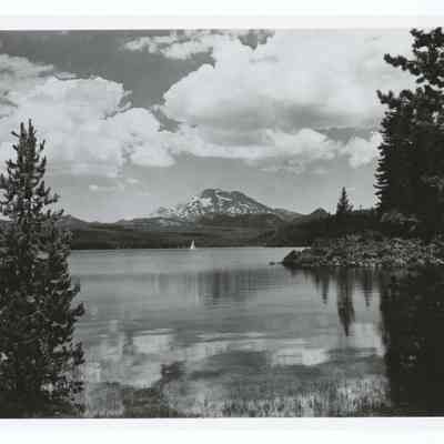 Photograph of Elk Lake, South Sister in the background, Oregon, circa 1970