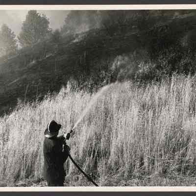 Photograph, Acting Fire, Dillard Road, Undated