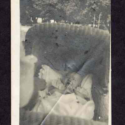 Photograph of baby Kenneth Myers Leighton, circa 1923