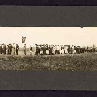 Photograph of Parade of Springfield High School Children