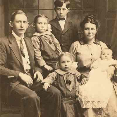 Photograph of The Moskup Family, Undated