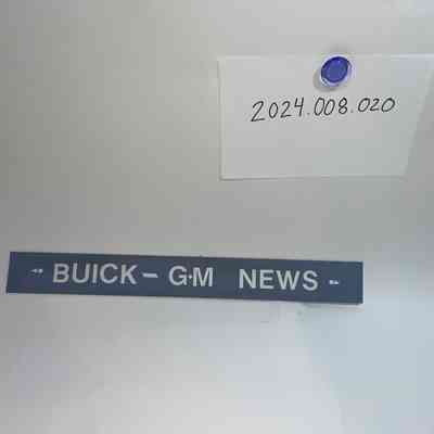 "Buick GM News" Sign, Springfield Buick