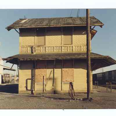 Photograph of the Springfield Train Depot, old site, circa 1992