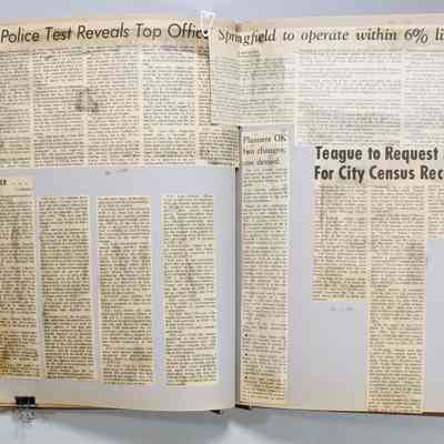 Pages 36-37 newspaper clipping unfolded