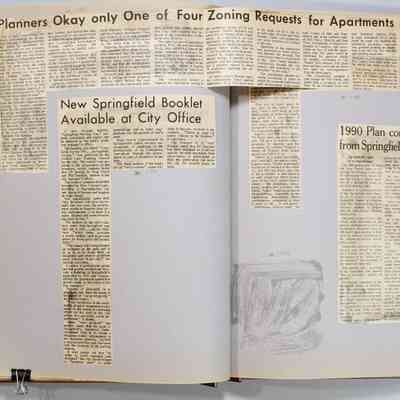 Pages 38-39 newspaper clipping unfolded