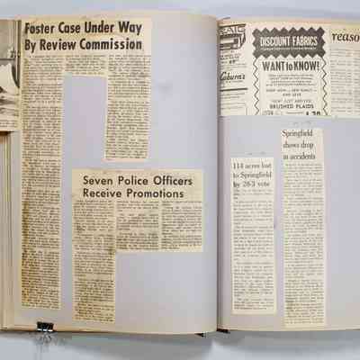 Pages 46-47 newspaper clipping unfolded