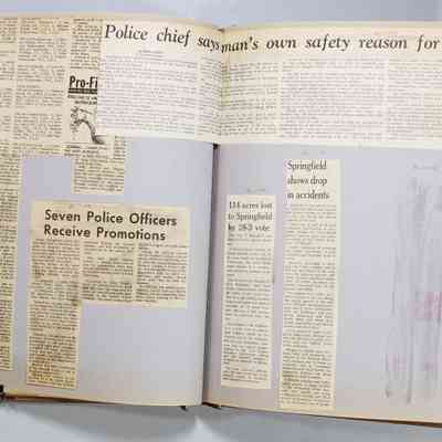 Pages 46-47 newspaper clipping unfolded