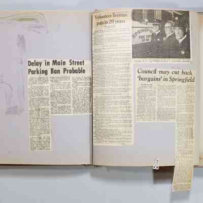 Pages 72-73 newspaper clipping unfolded